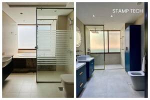 "Transform your outdated bathroom into a stunning and rejuvenated space with our expert old bathroom remodel