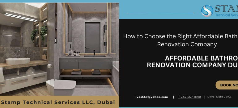 Transforming Spaces : A Guide on How to Choose the Right Affordable Bathroom Renovation Company