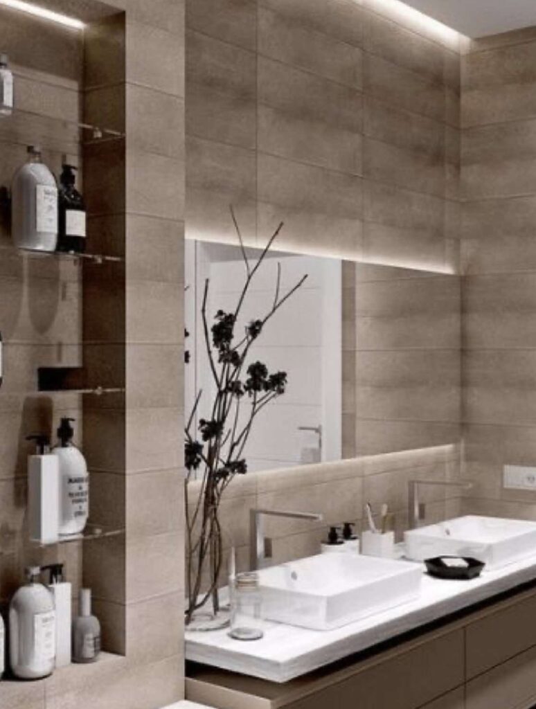 luxury bathroom design in Dubai