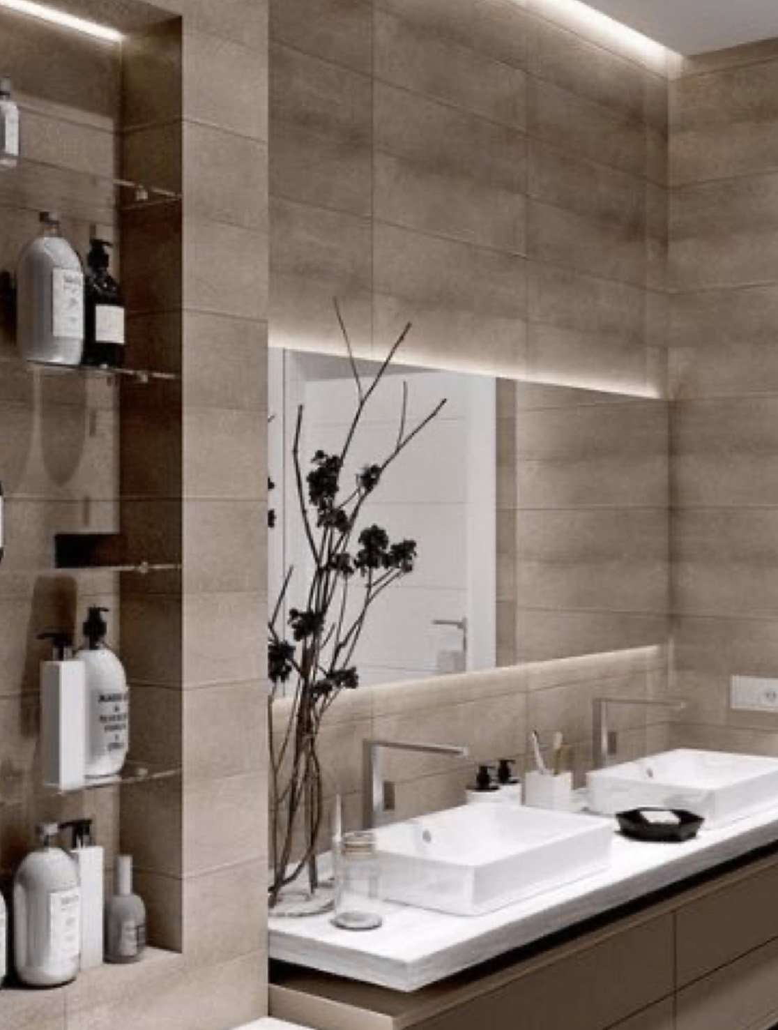 luxury bathroom design in Dubai