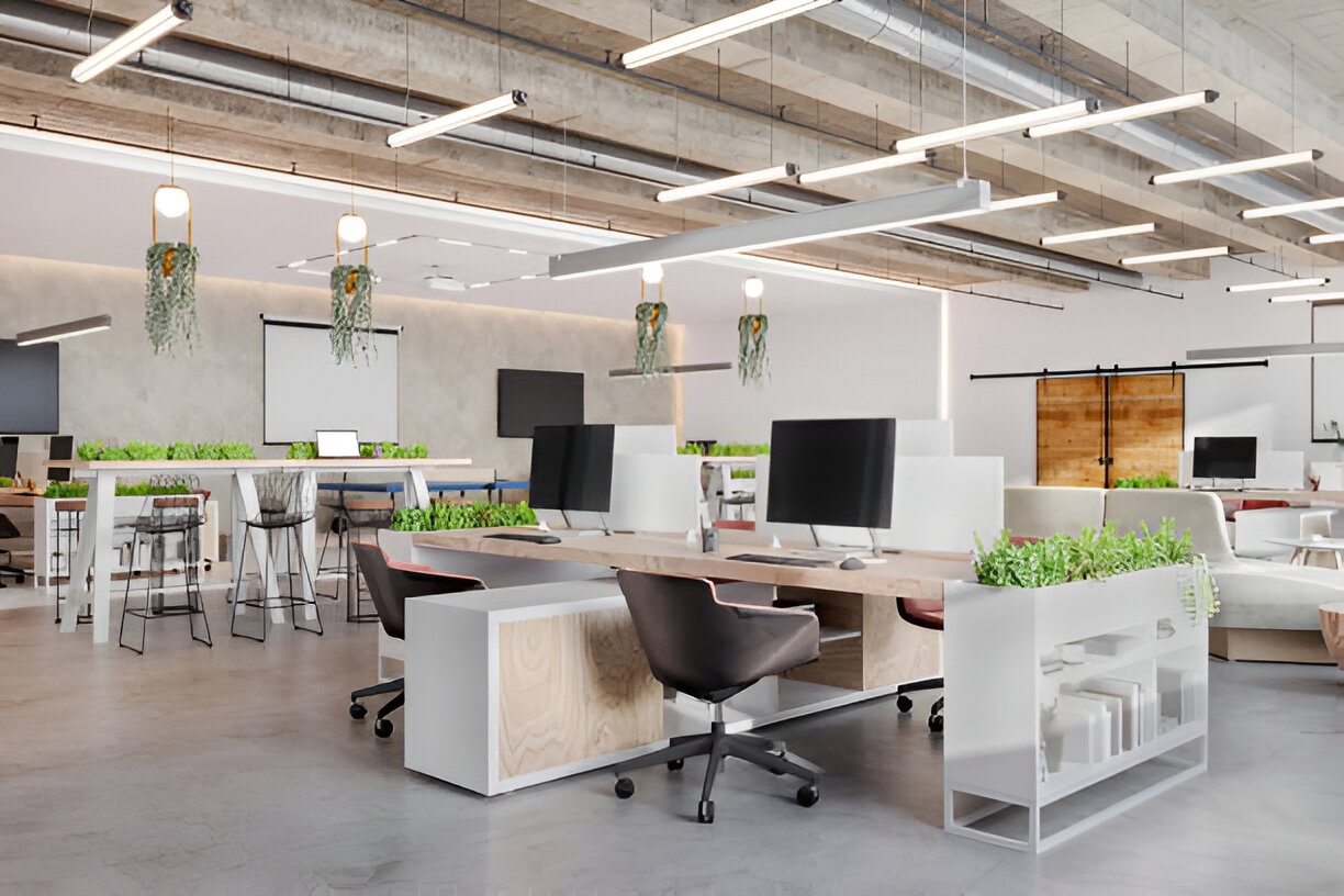 Completed office fit-out project in Business Bay Dubai