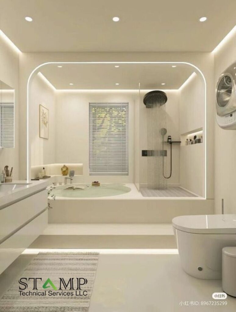luxury bathroom design Dubai